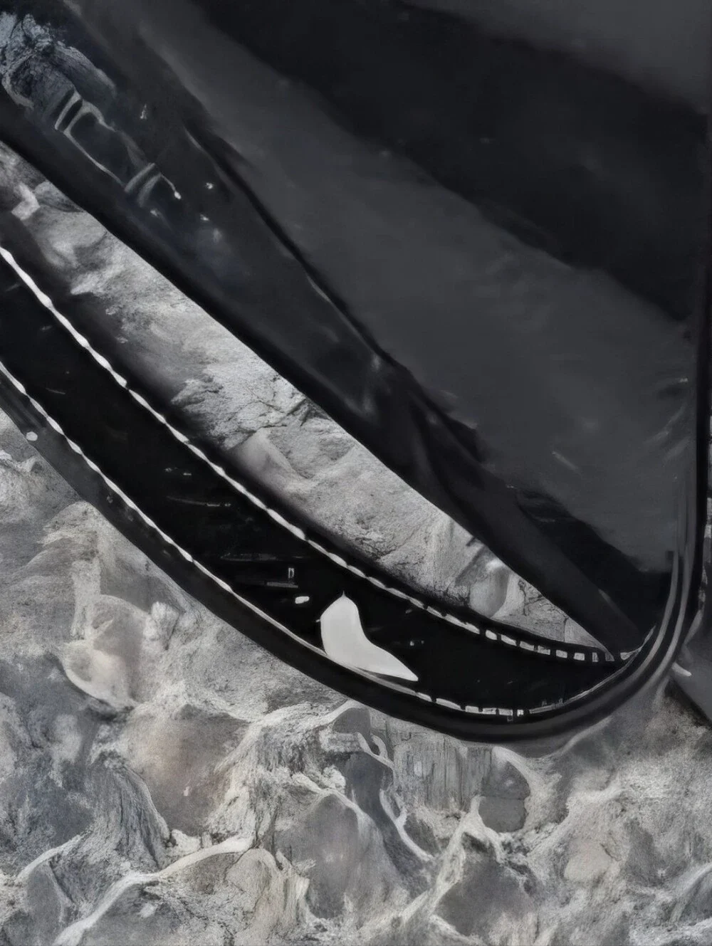 ​Studio C Black Patent Expandable Laptop Tote Bag Work Bag 💻👜